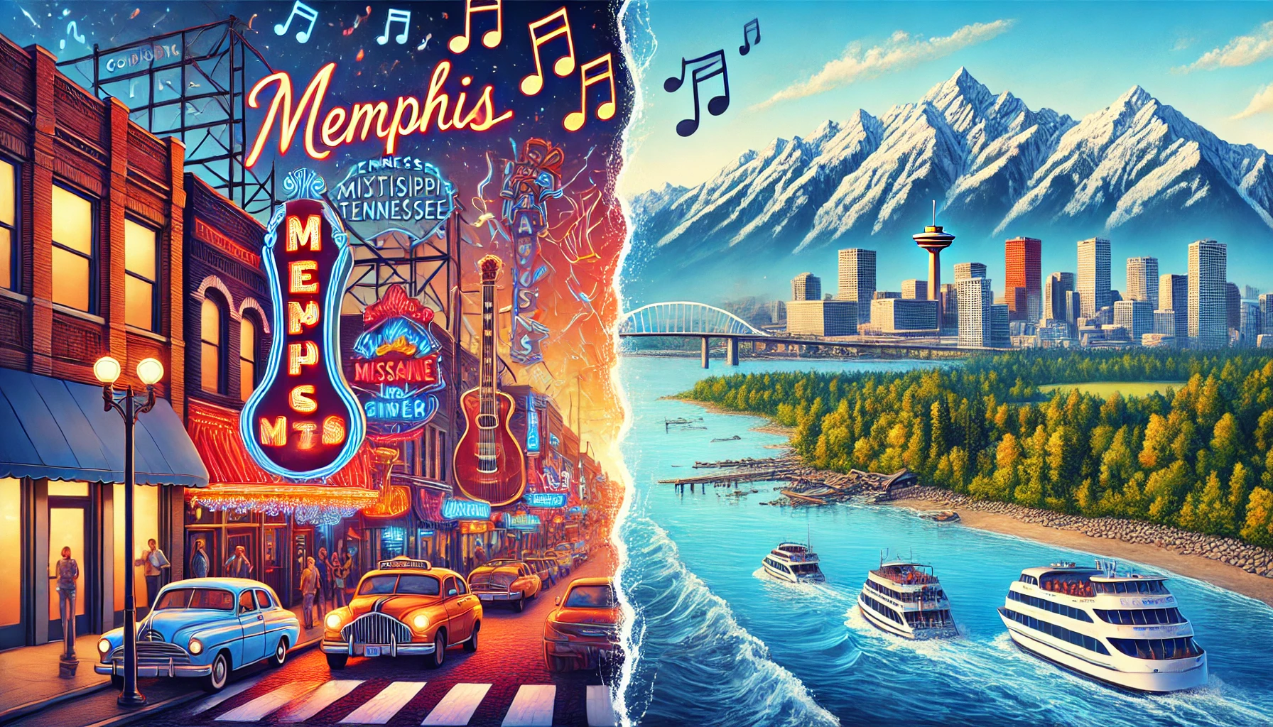 A Tale of Two Cities - Part 6: Where West Coast Meets Southern Comfort: A Comparative Journey of Vancouver and Memphis.