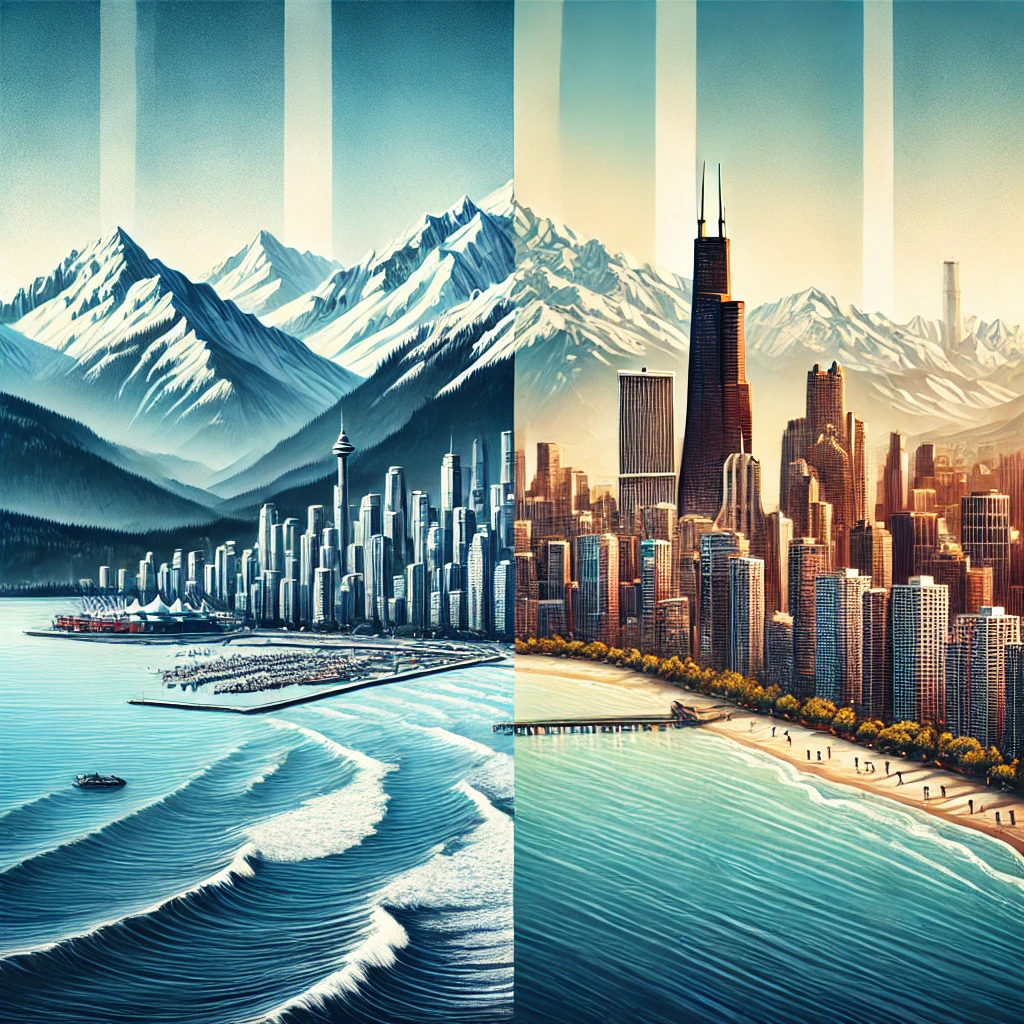 A Tale of Two Cities - Part 9: Vancouver vs. Chicago From Mountain Views to Deep-Dish Blues